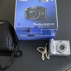 Canon PowerShot SX510 HS Digital Camera - Black and Silver